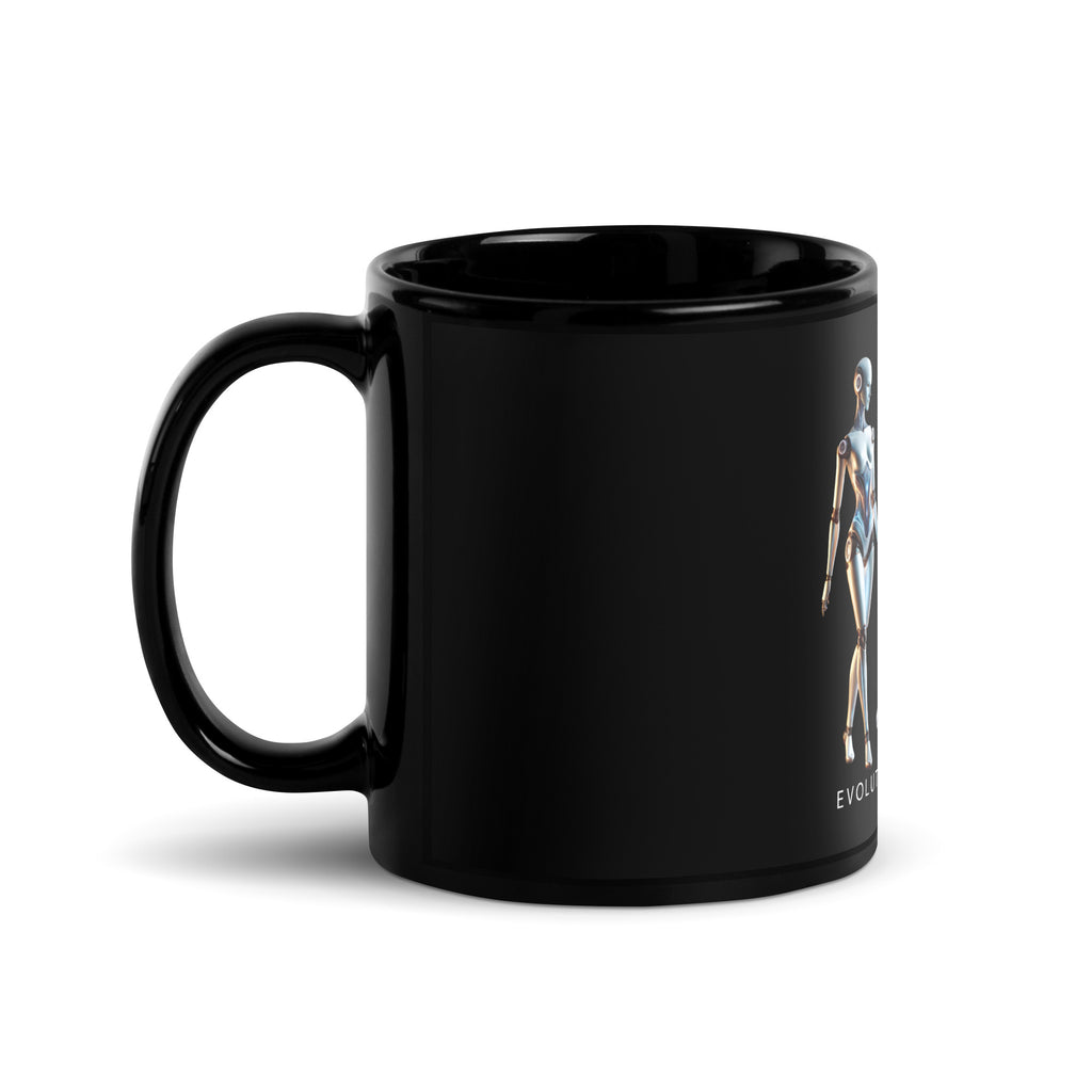 Evolute⁷ Black Glossy Mug