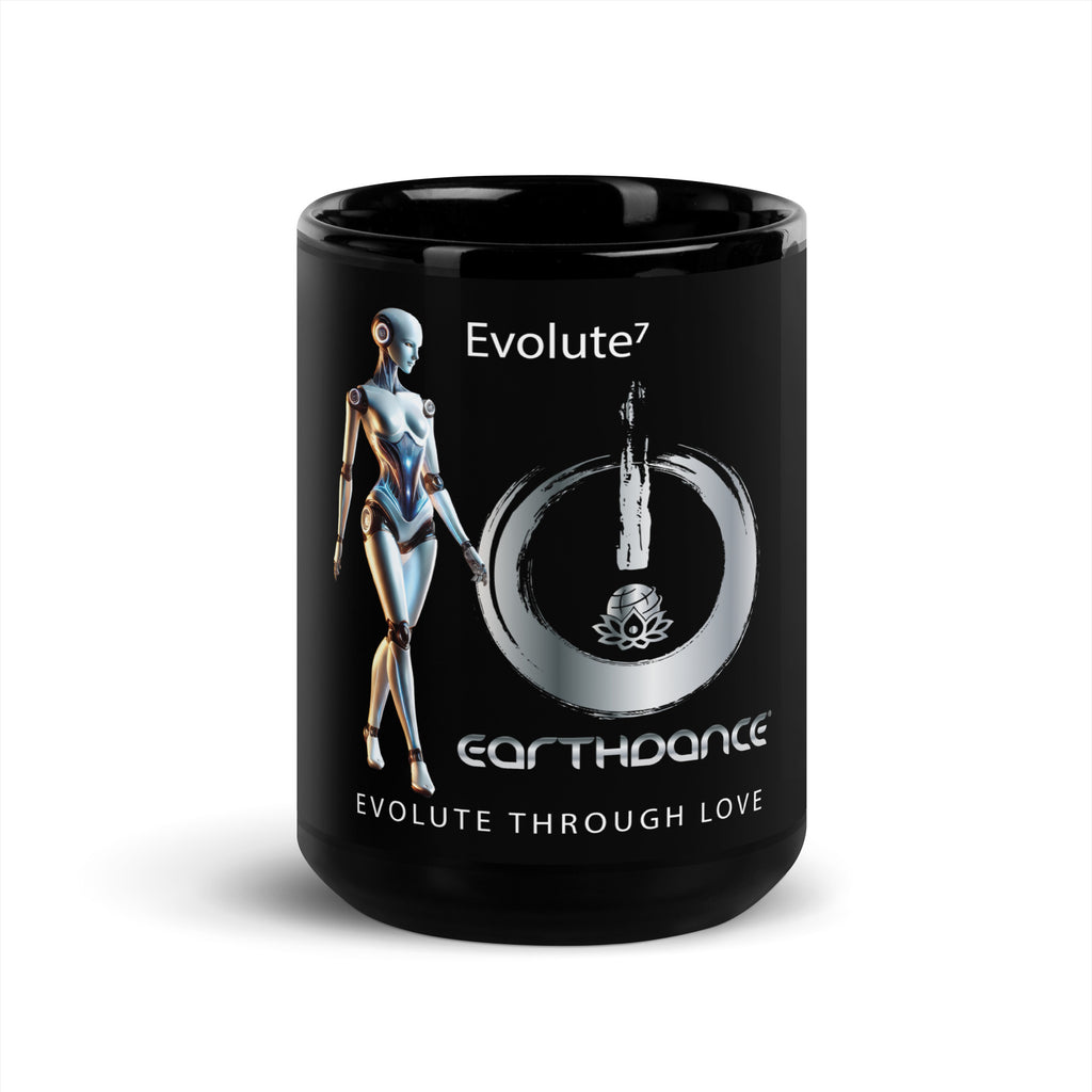 Evolute⁷ Black Glossy Mug