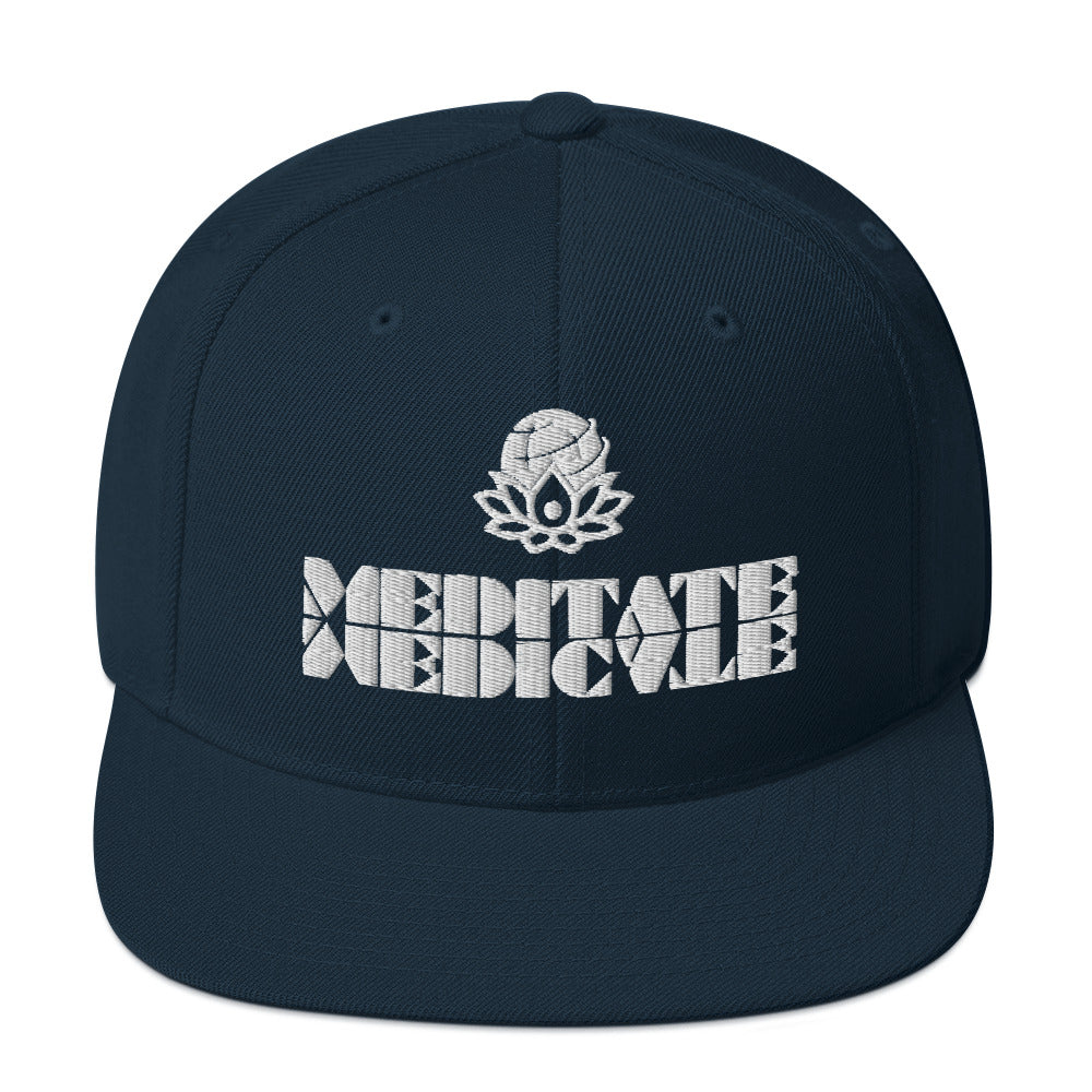 Meditate Medicate Snapback Hat