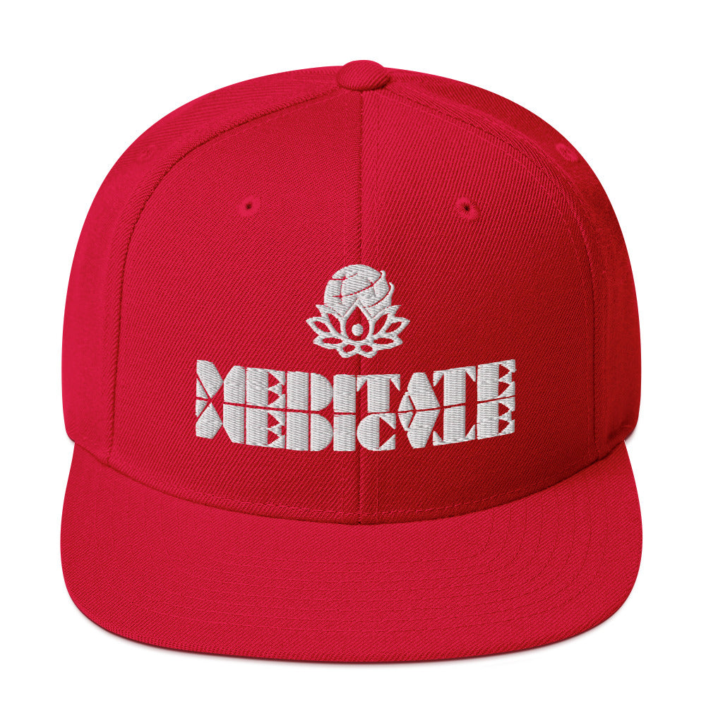 Meditate Medicate Snapback Hat