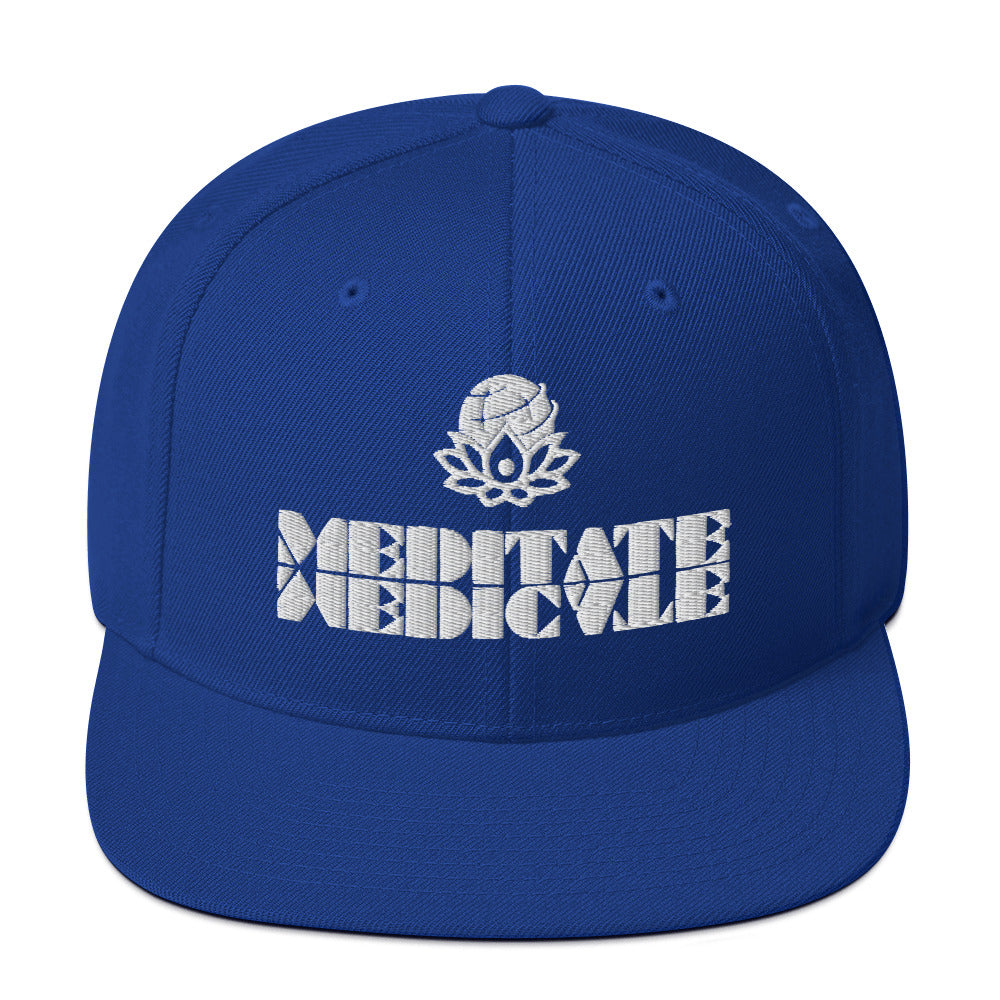 Meditate Medicate Snapback Hat