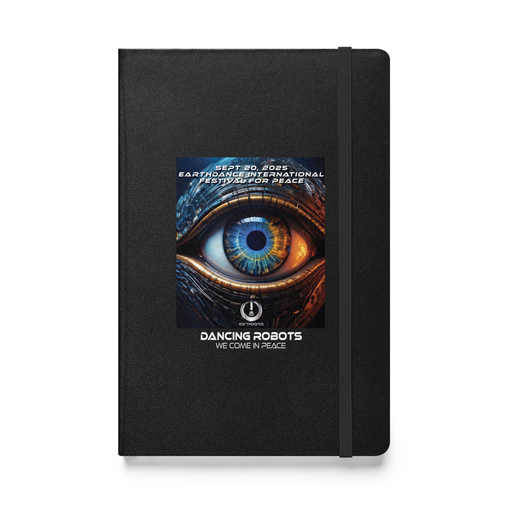 Dancing Robots Robot Eye Hardcover Bound Notebook