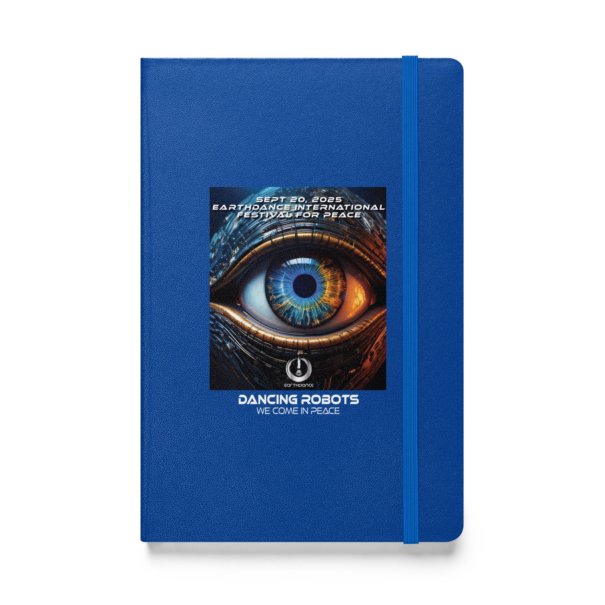 Dancing Robots Robot Eye Hardcover Bound Notebook