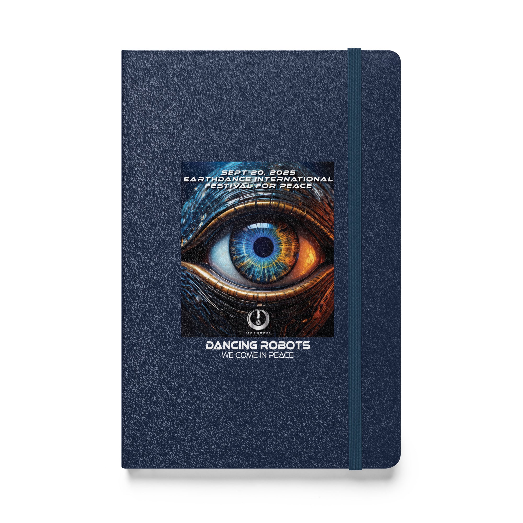 Dancing Robots Robot Eye Hardcover Bound Notebook
