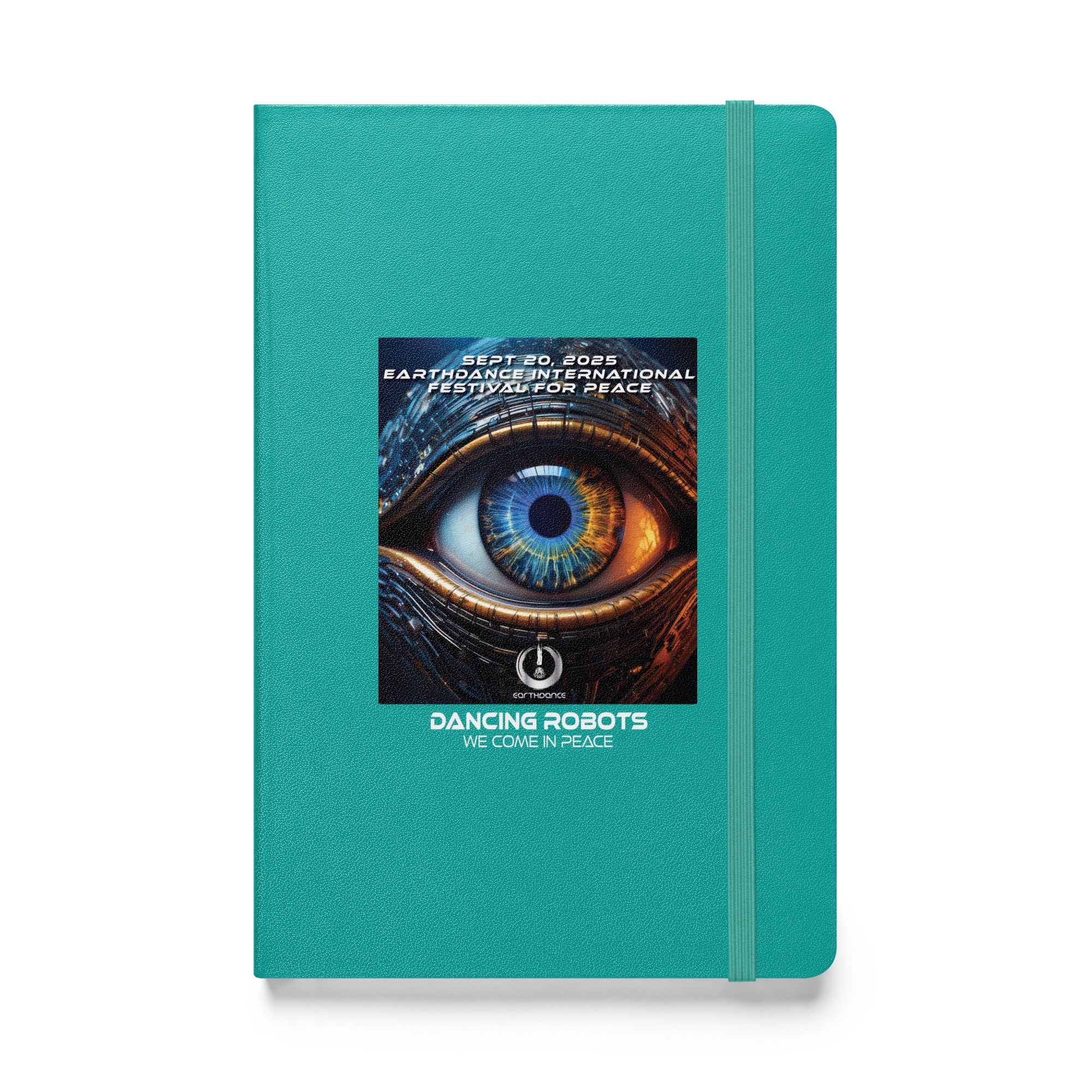 Dancing Robots Robot Eye Hardcover Bound Notebook