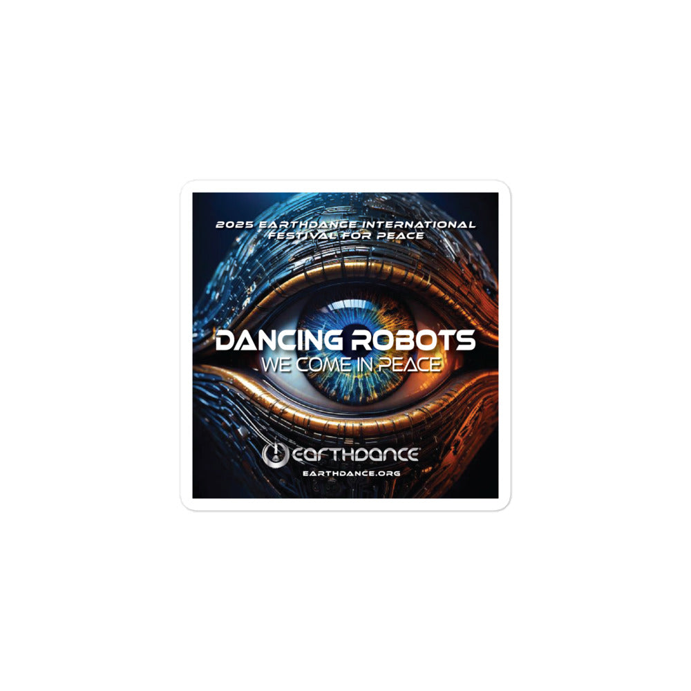 2025 Theme: Dancing Robots Sticker