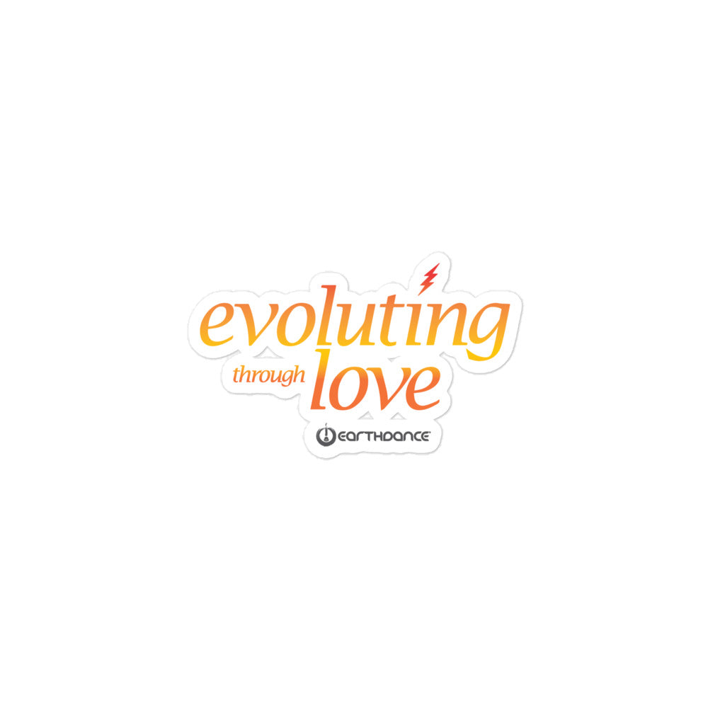 Evoluting Through Love Sticker