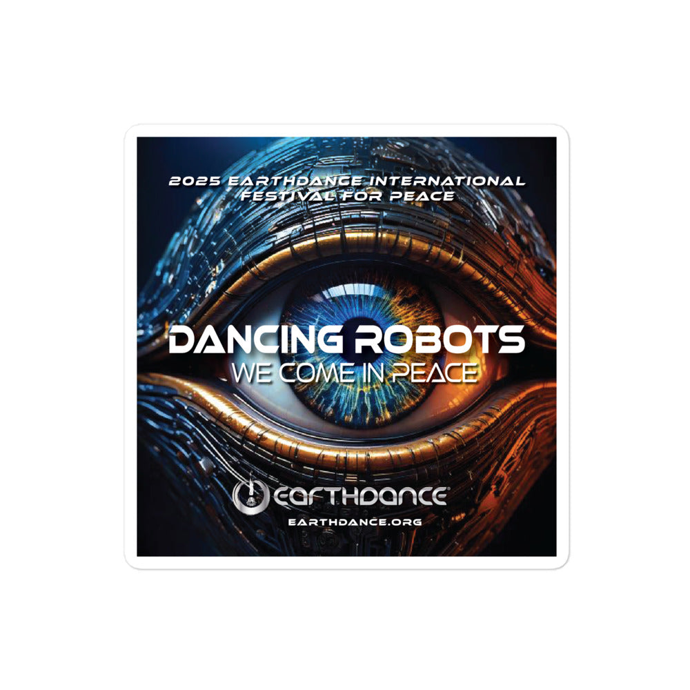 2025 Theme: Dancing Robots Sticker
