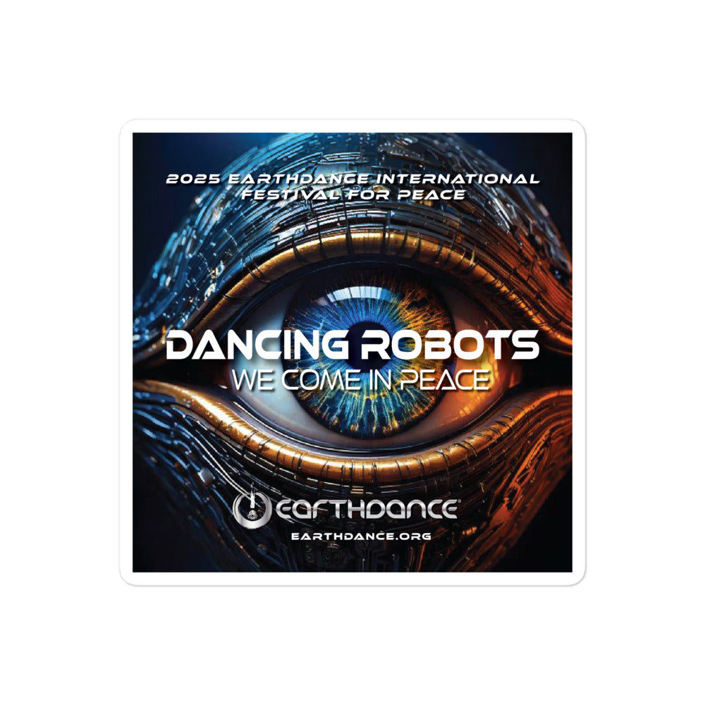 2025 Theme: Dancing Robots Sticker