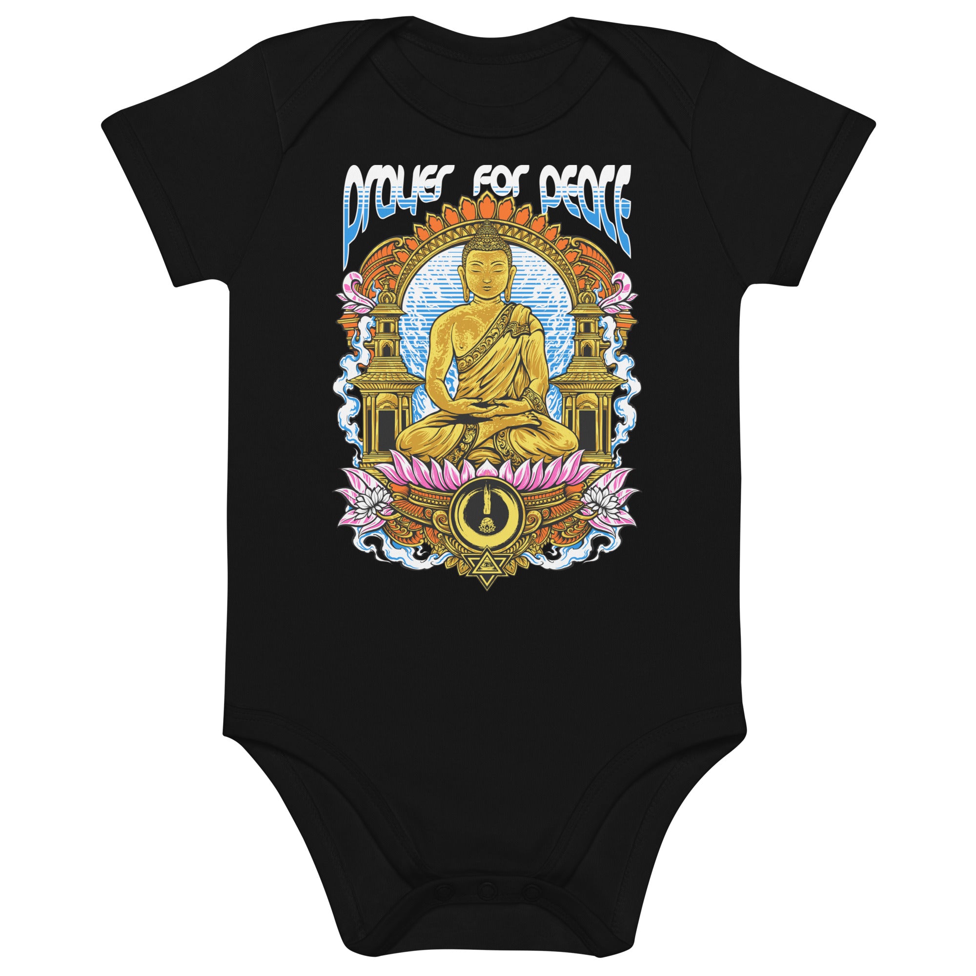 Prayer for Peace Baby Onesie (Earthdance x Reprezent)