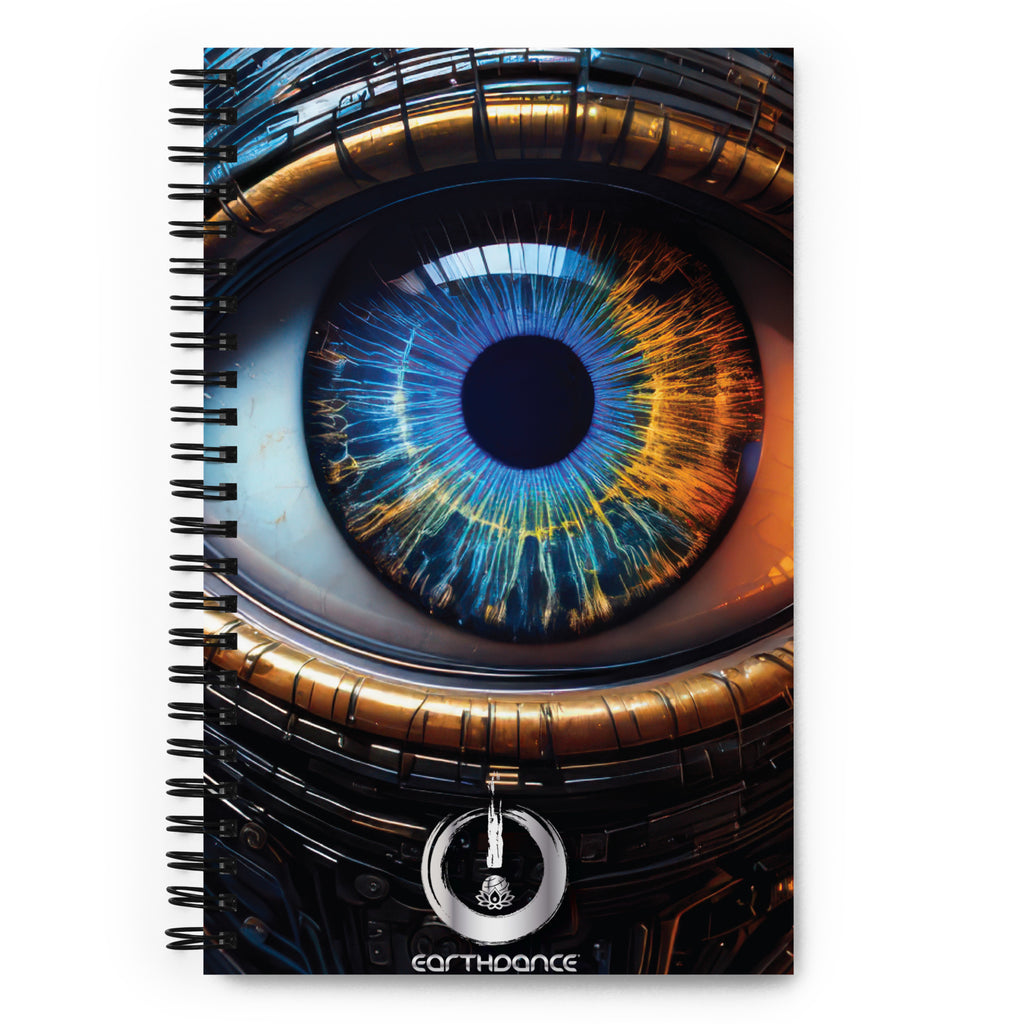 2025 Theme: Dancing Robots Spiral Notebook