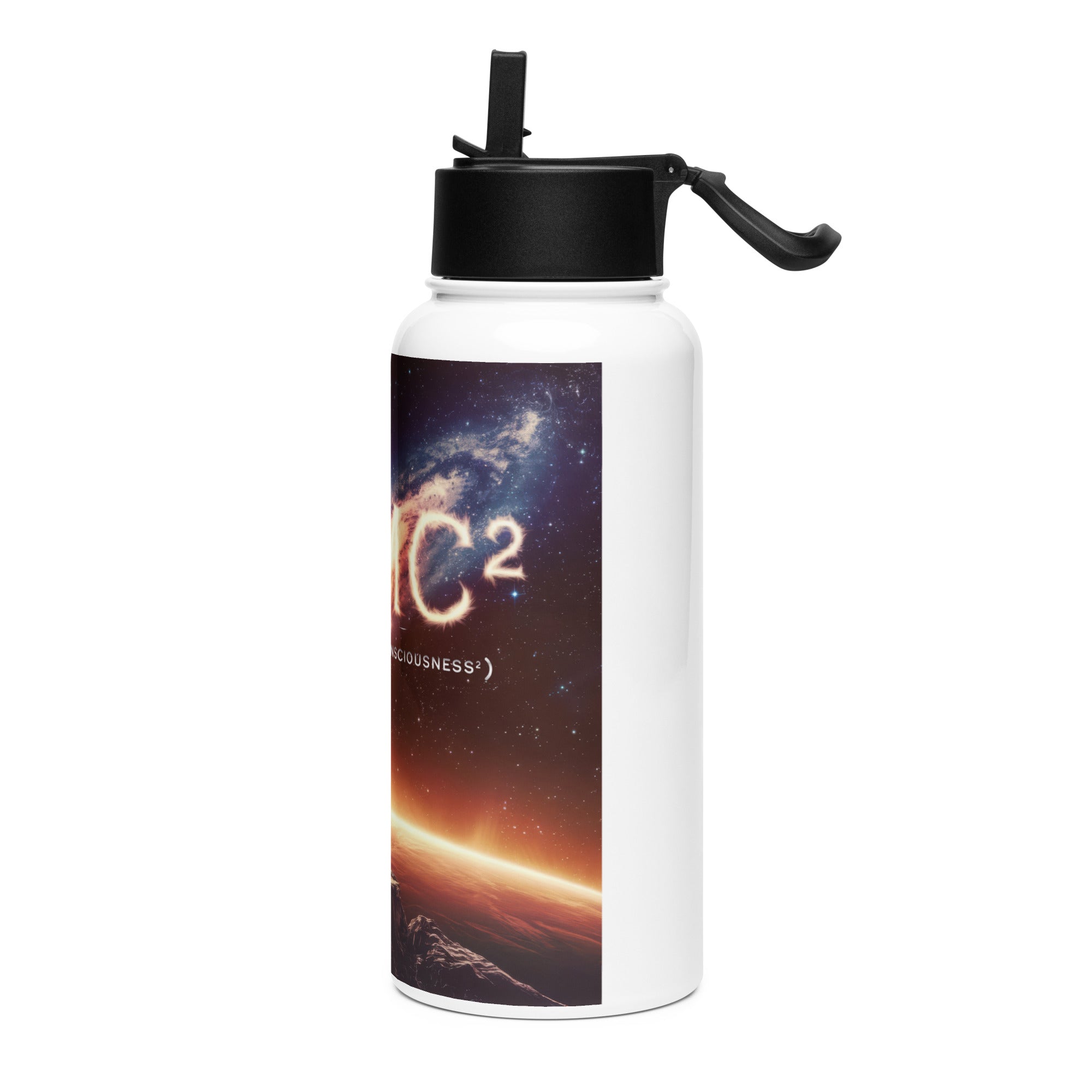 E = MC² Stainless Steel Water Bottle