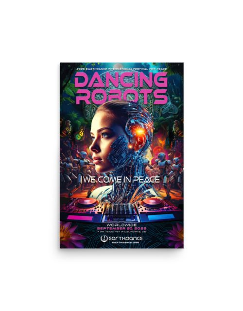 Dancing Robots: We Come In Peace Poster