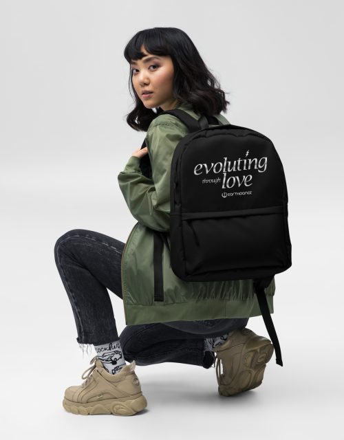 Evoluting Through Love Backpack