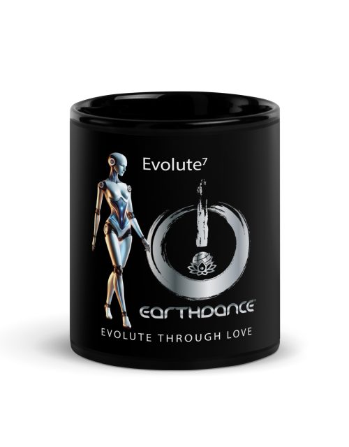 Evolute⁷ Black Glossy Mug