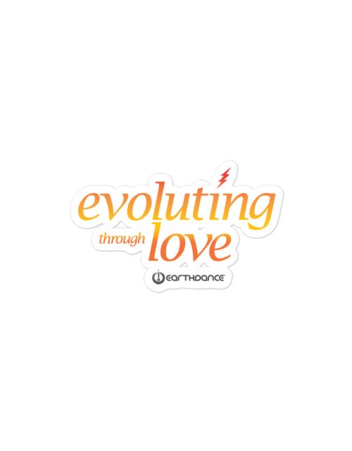 Evoluting Through Love Sticker