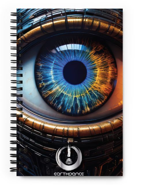 2025 Theme: Dancing Robots Spiral Notebook