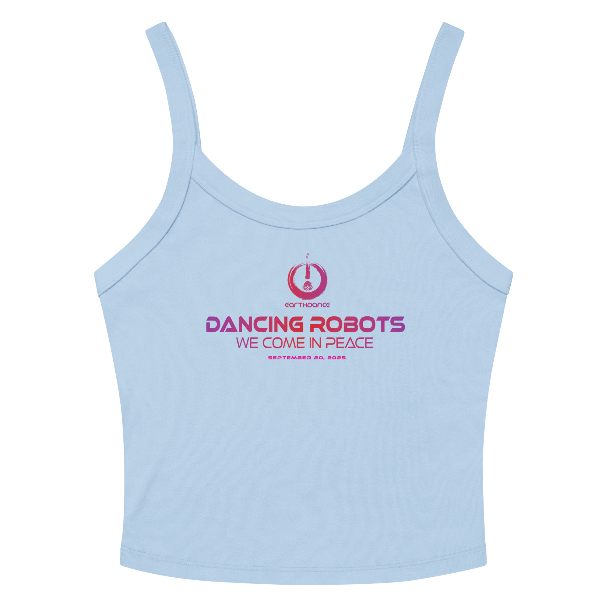 Dancing Robots: We Come In Peace Women’s Tank - Image 7