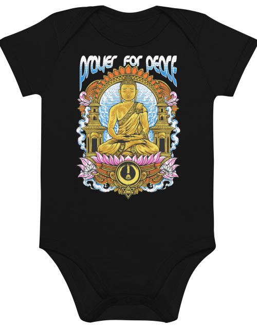 Prayer for Peace Baby Onesie (Earthdance x Reprezent)